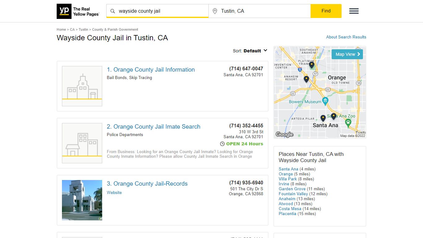 Best 4 Wayside County Jail in Tustin, CA with Reviews - YP.com