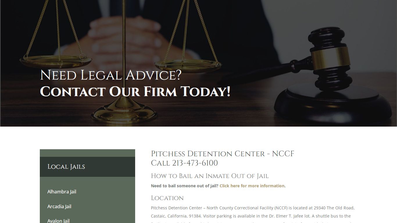 Pitchess Detention Center - NCCF | Wayside Jail Information